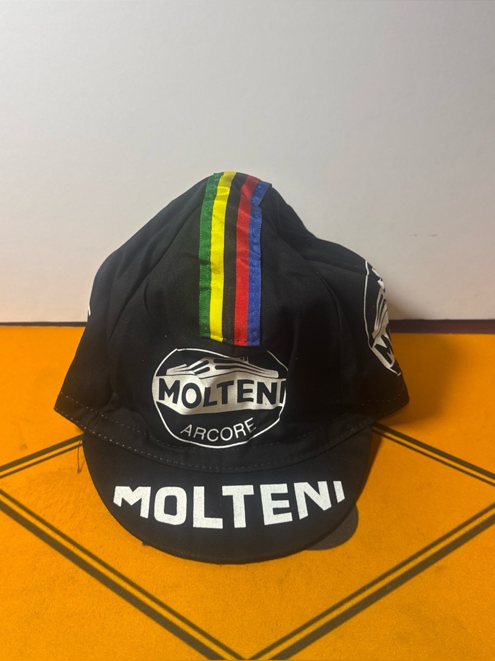 Molteni Vintage Cycling Team Cap in Black by Apis